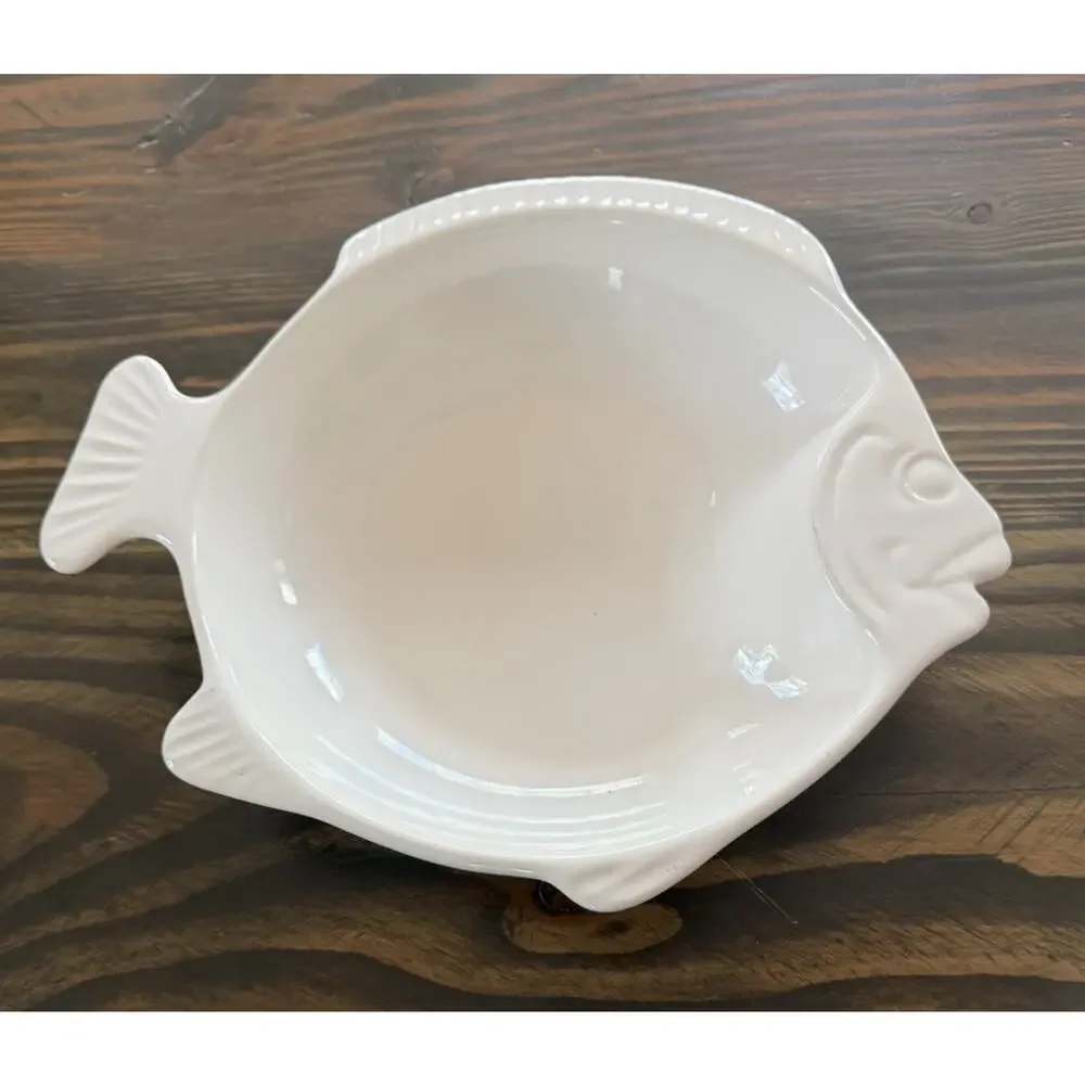 VINTAGE Pfaltzgraff Heritage Stoneware Fish Seafood Bake'n Server USA 3536-50